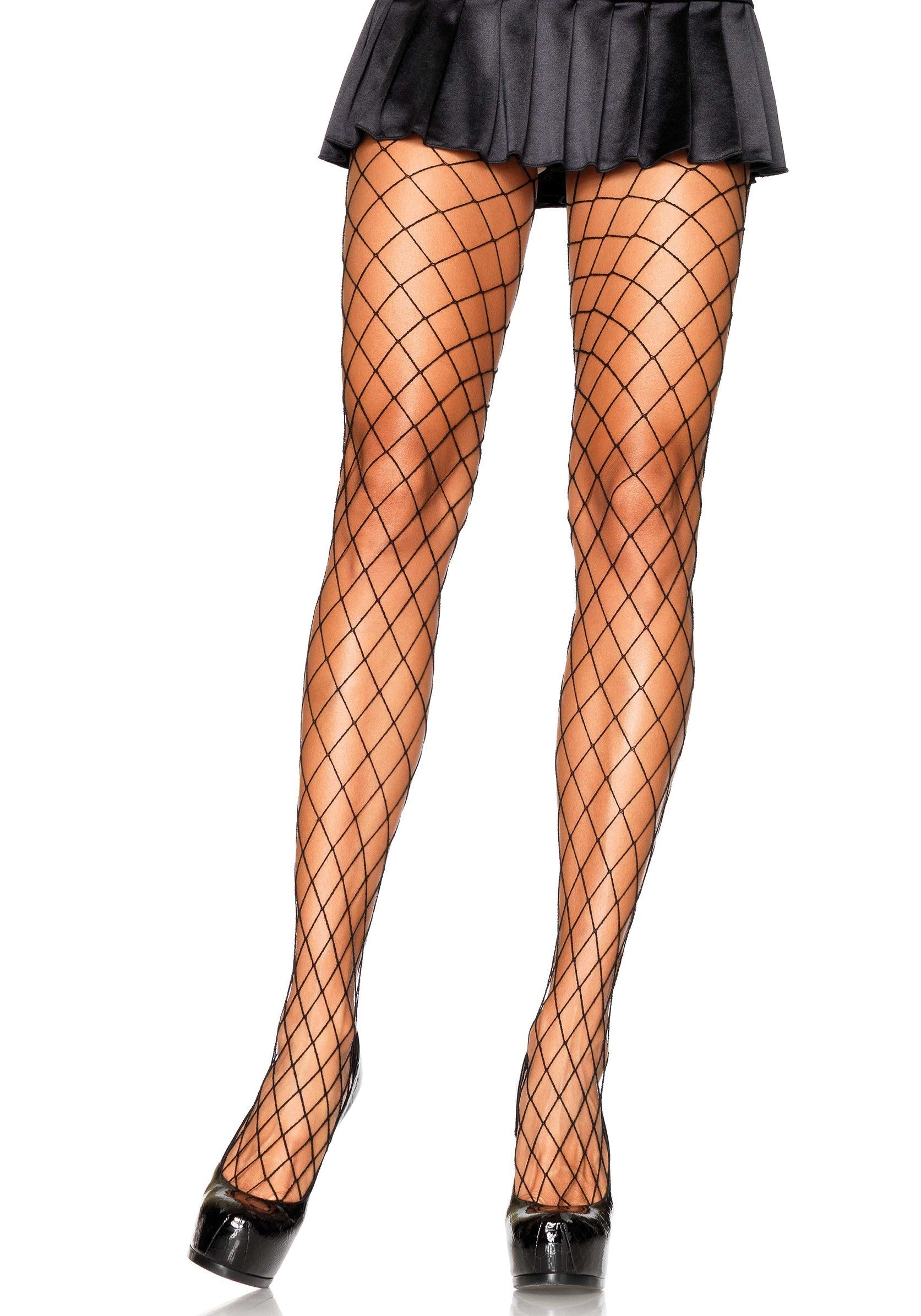 Lingerie Leg Avenue Elastane Diamond Fishnet Pantyhose