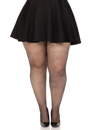 Lingerie Leg Avenue Plus Elastane Micro Net Tights