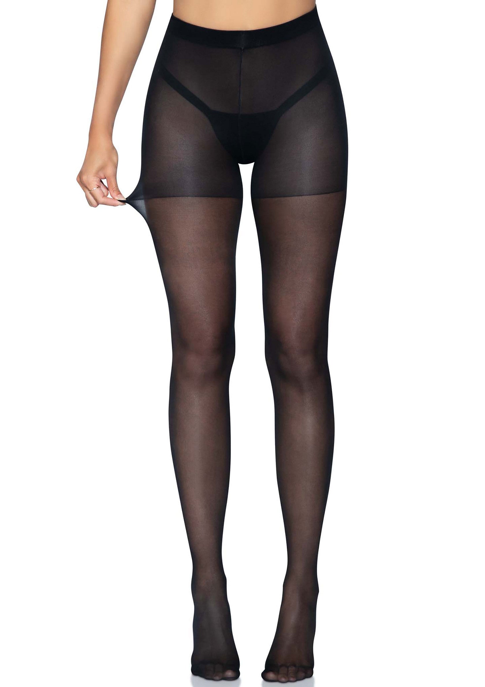 Lingerie Leg Avenue Sheer Open Butt Crotchless Pantyhose