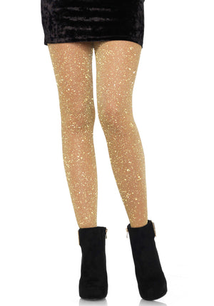 Lingerie Leg Avenue Lurex Shimmer Sheer Pantyhose