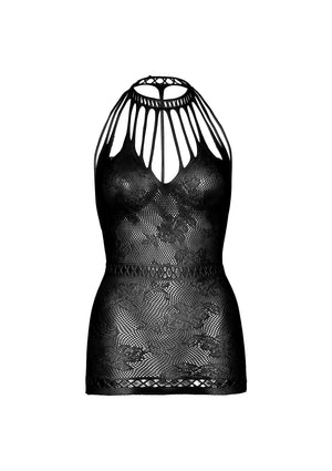 Lingerie Leg Avenue Mini Dress with Net Cut-Outs