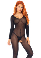 Lingerie Leg Avenue Sheer Long Sleeves Bodystocking