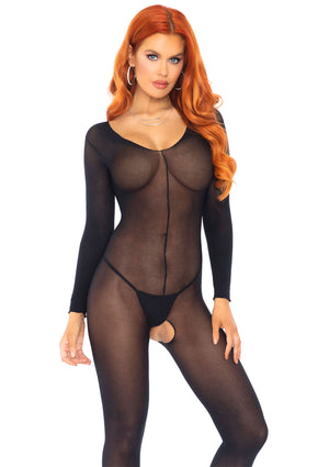 Lingerie Leg Avenue Sheer Long Sleeves Bodystocking
