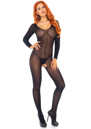 Lingerie Leg Avenue Sheer Long Sleeves Bodystocking