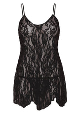Lingerie Leg Avenue Rose Lace Flair Chemise