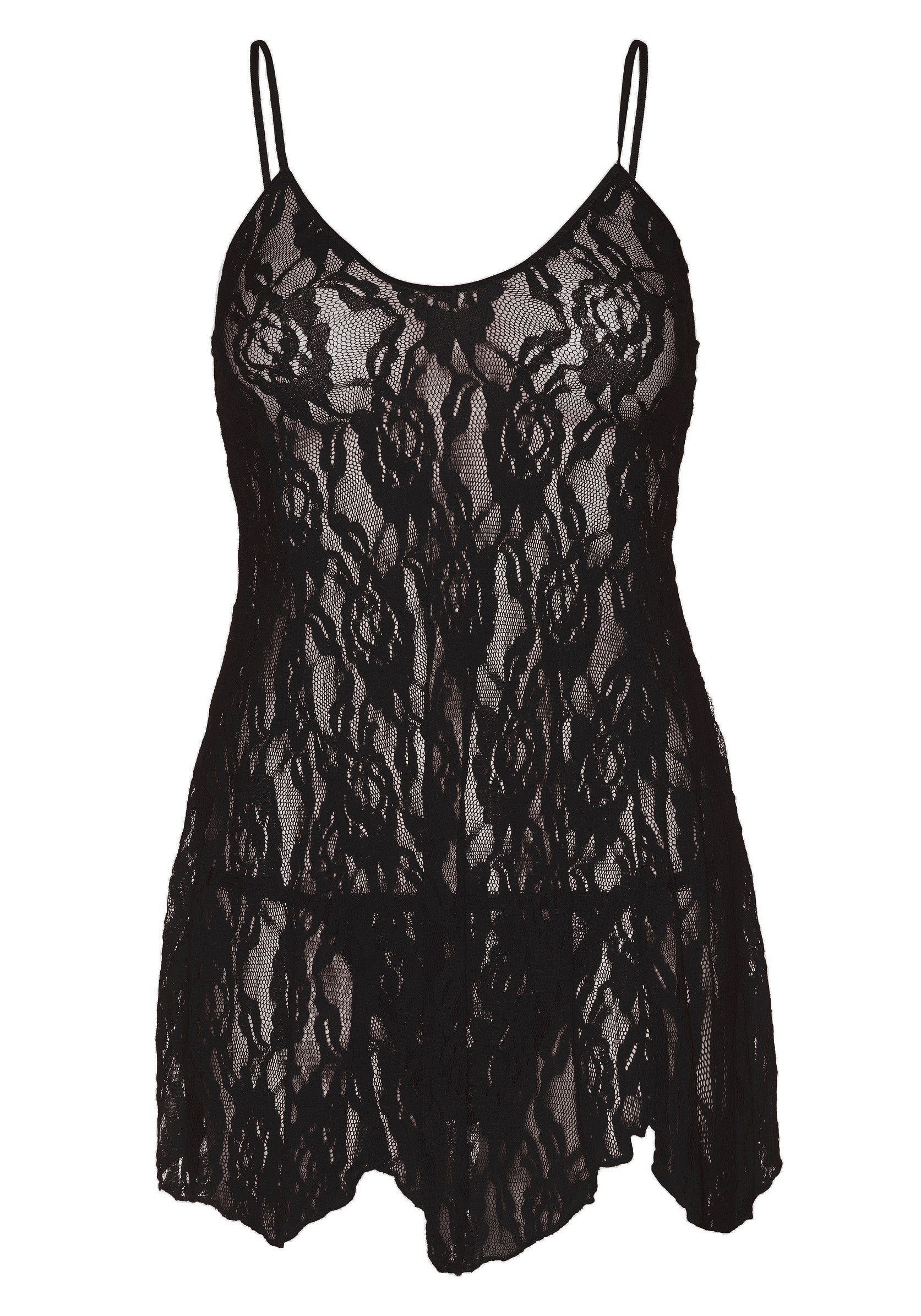 Lingerie Leg Avenue Rose Lace Flair Chemise