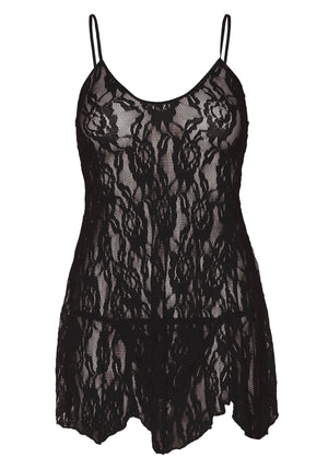 Lingerie Leg Avenue Rose Lace Flair Chemise