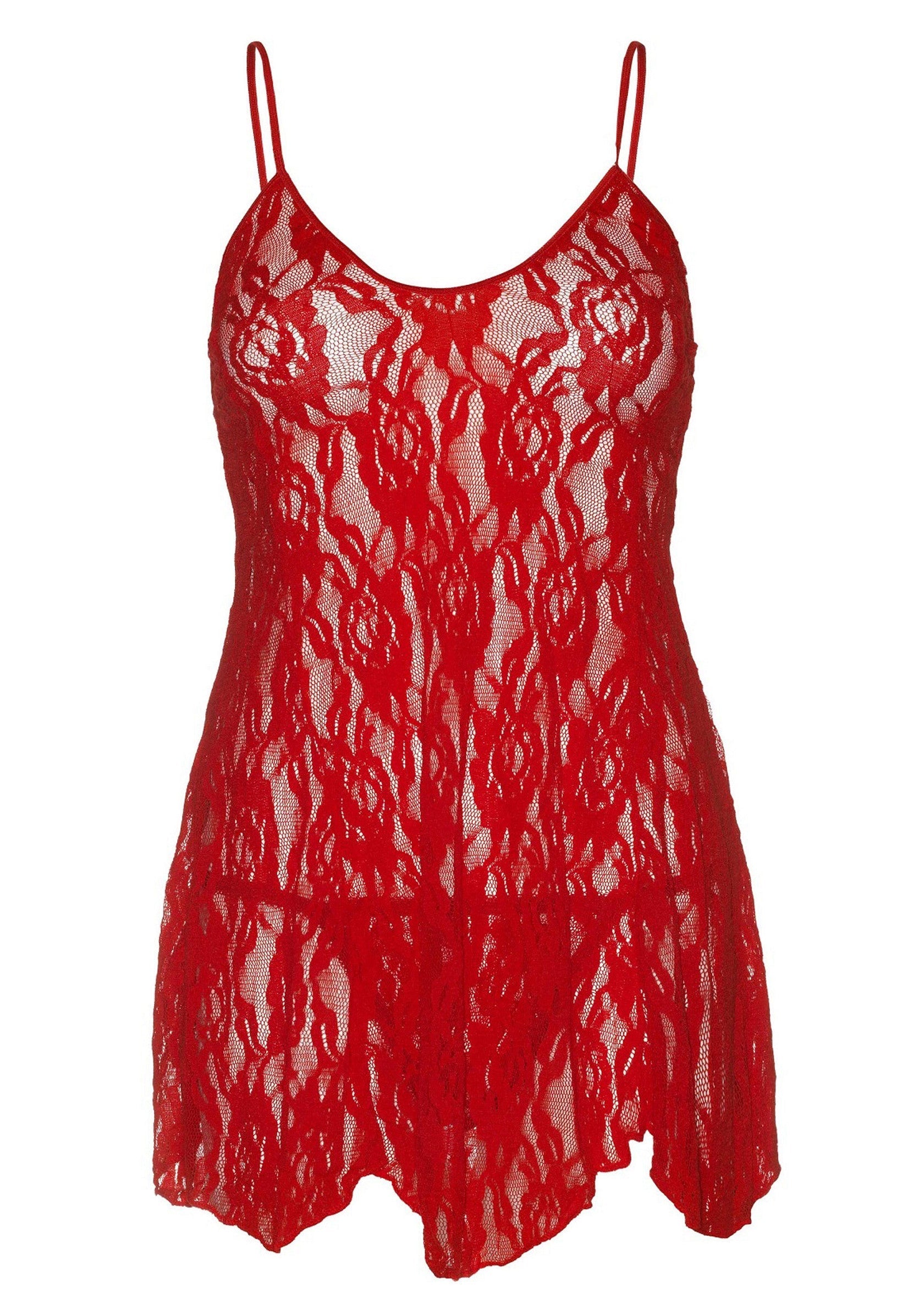 Lingerie Leg Avenue Rose Lace Flair Chemise