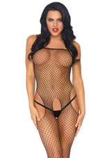 Lingerie Leg Avenue Seamless Net Suspender Bodystocking