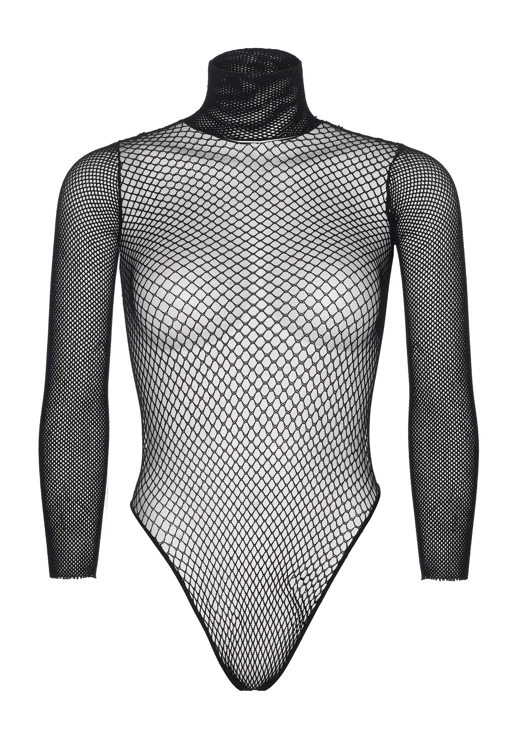 Lingerie Leg Avenue Long Sleeved Bodysuit with Snap Crotch