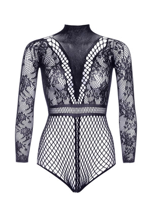 Lingerie Leg Avenue Fishnet Bodysuit with Snapcrotch