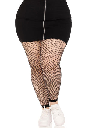 Lingerie Leg Avenue Plus Industrial Net Footless Tights