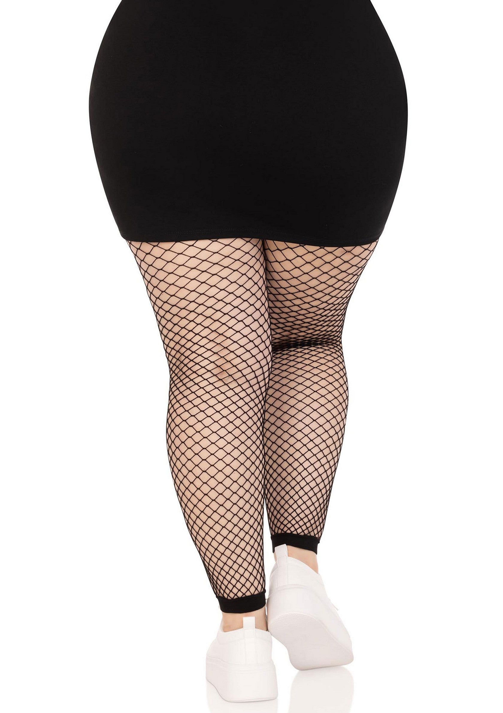 Lingerie Leg Avenue Plus Industrial Net Footless Tights