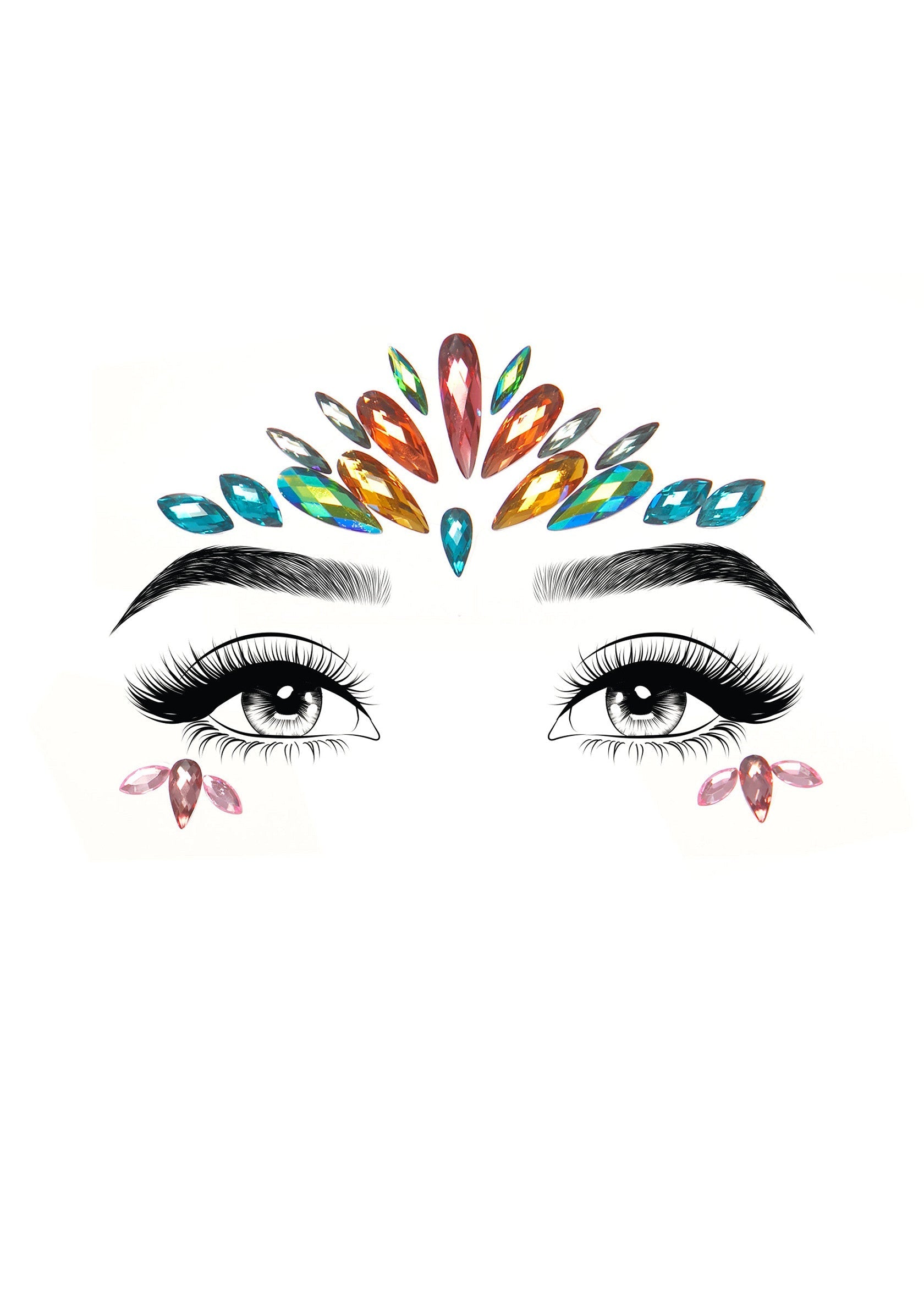 Lingerie Leg Avenue Avri Adhesive Face Jewels Sticker