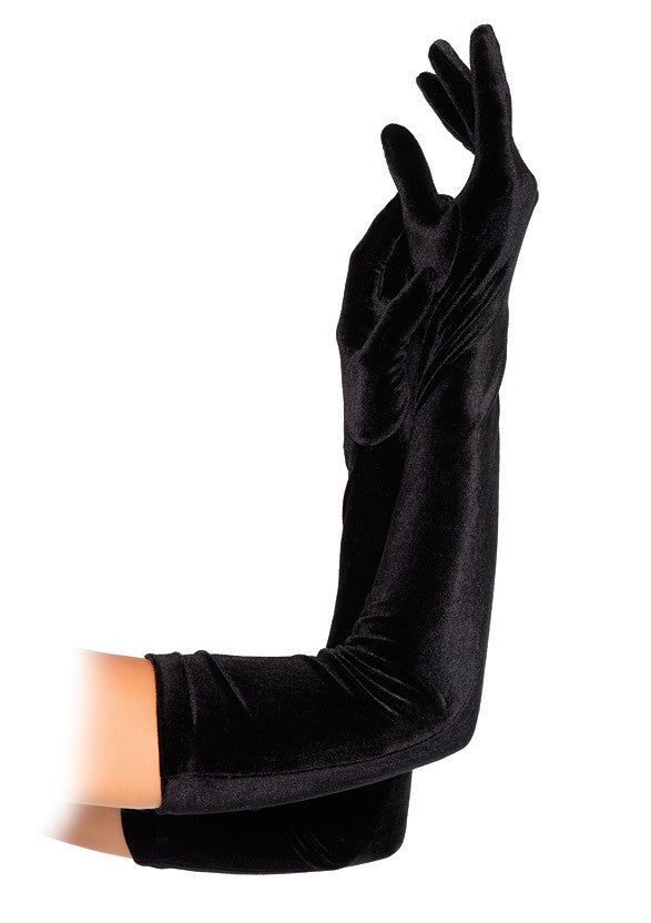 Lingerie Leg Avenue Velvet Opera Length Gloves