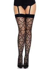 Lingerie Leg Avenue Heart Net Thigh Highs