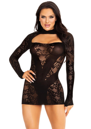 Lingerie Leg Avenue Mini Dress and Gloved Sleeves