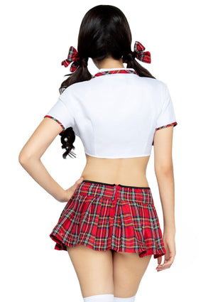 Lingerie Leg Avenue Miss Prep School Top and Skirt