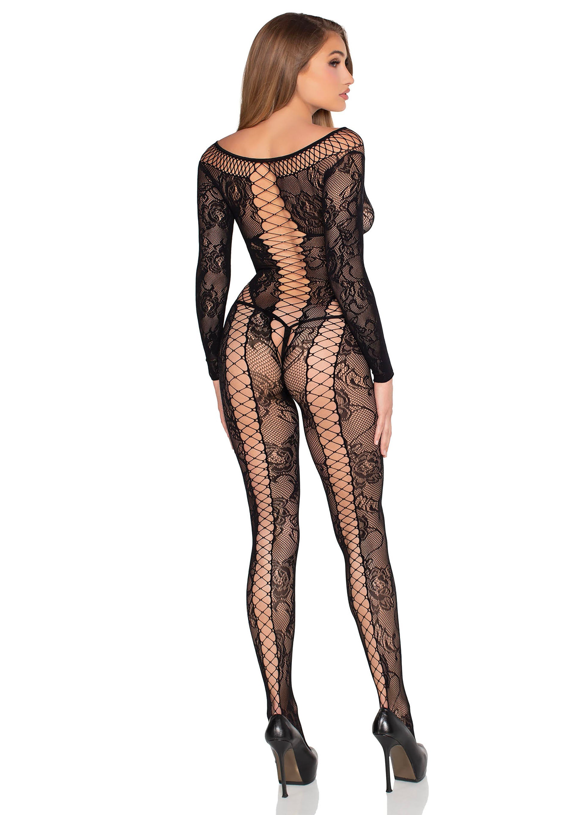 Lingerie Leg Avenue Lace Crotchless Lingerie