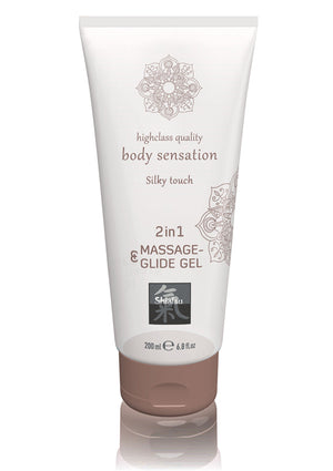 Lubrifiant HOT Shiatsu 2 in 1 Massage & Glide Gel