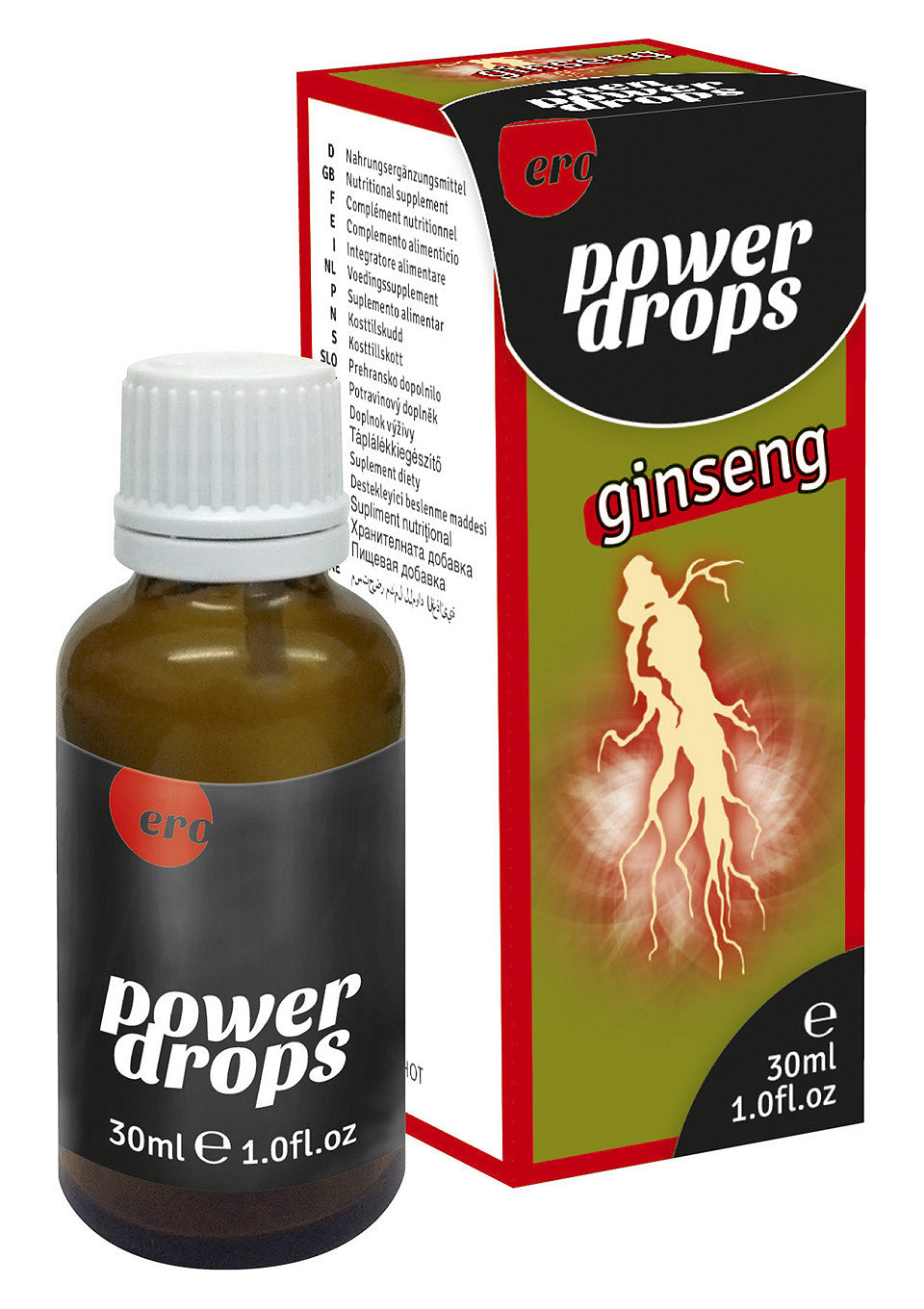 Stimulant intime HOT Power Ginseng Drops Men