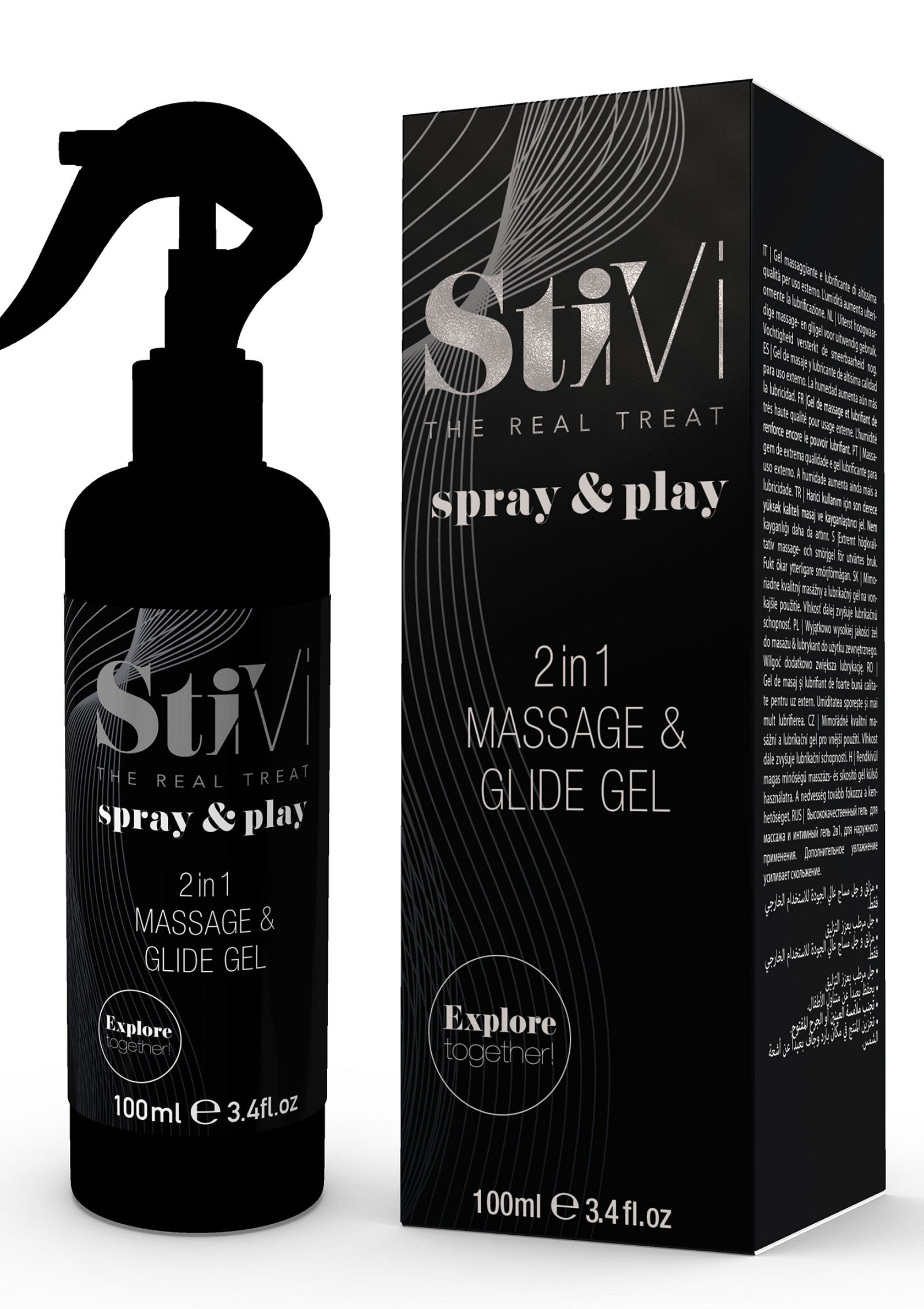 Huile de massage HOT StiVi Massage & Glide Gel 100m
