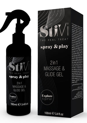 Huile de massage HOT StiVi Massage & Glide Gel 100m