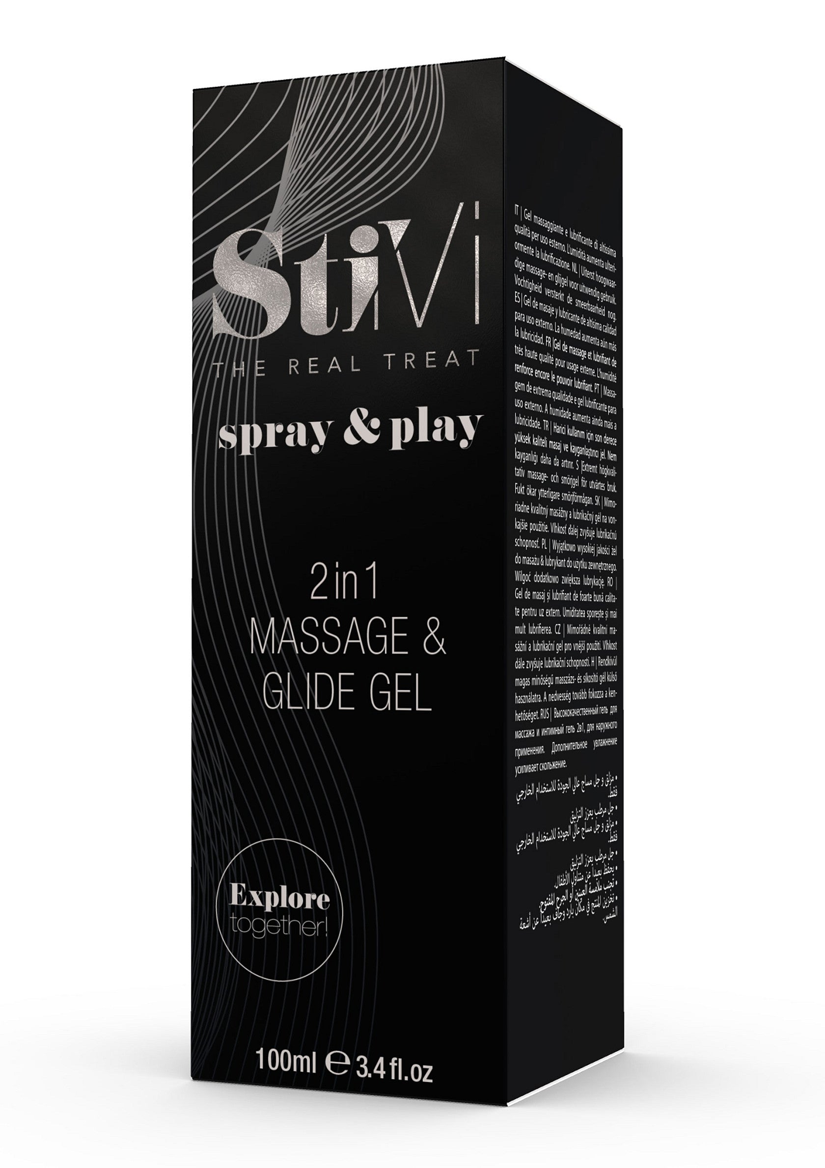 Huile de massage HOT StiVi Massage & Glide Gel 100m