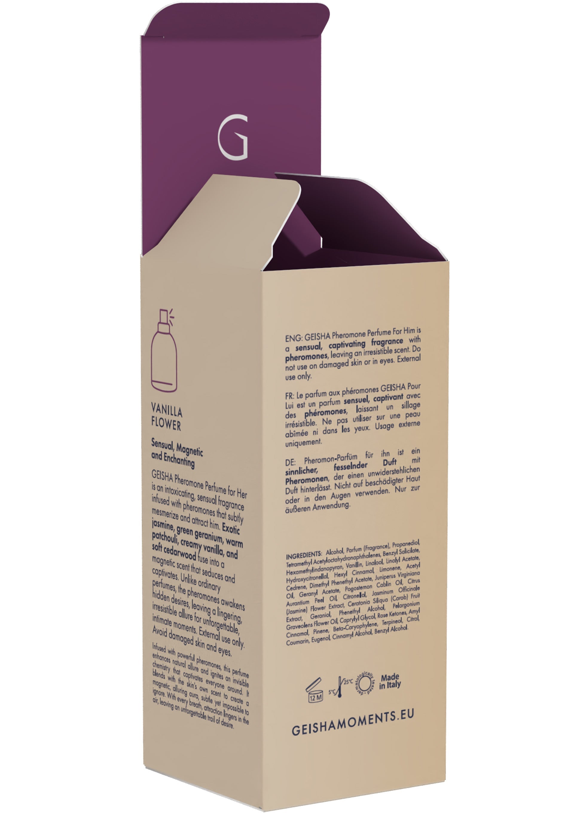 Parfum aux phéromones Geisha Pheromone Perfume For Her