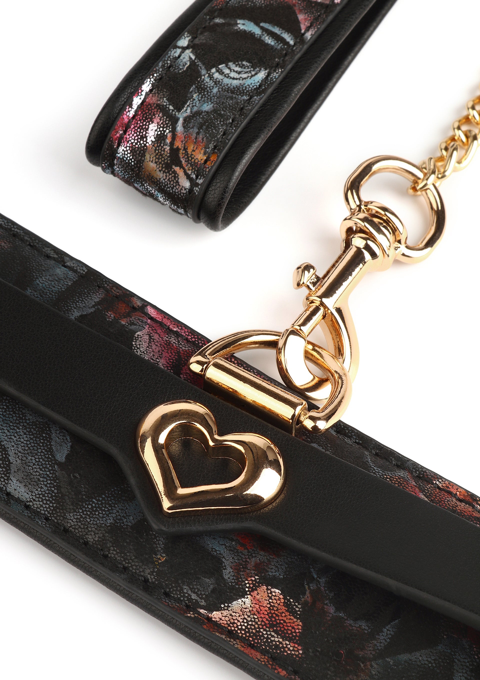 Accessoire BDSM Geisha Floral Jacquard Collar & Leash