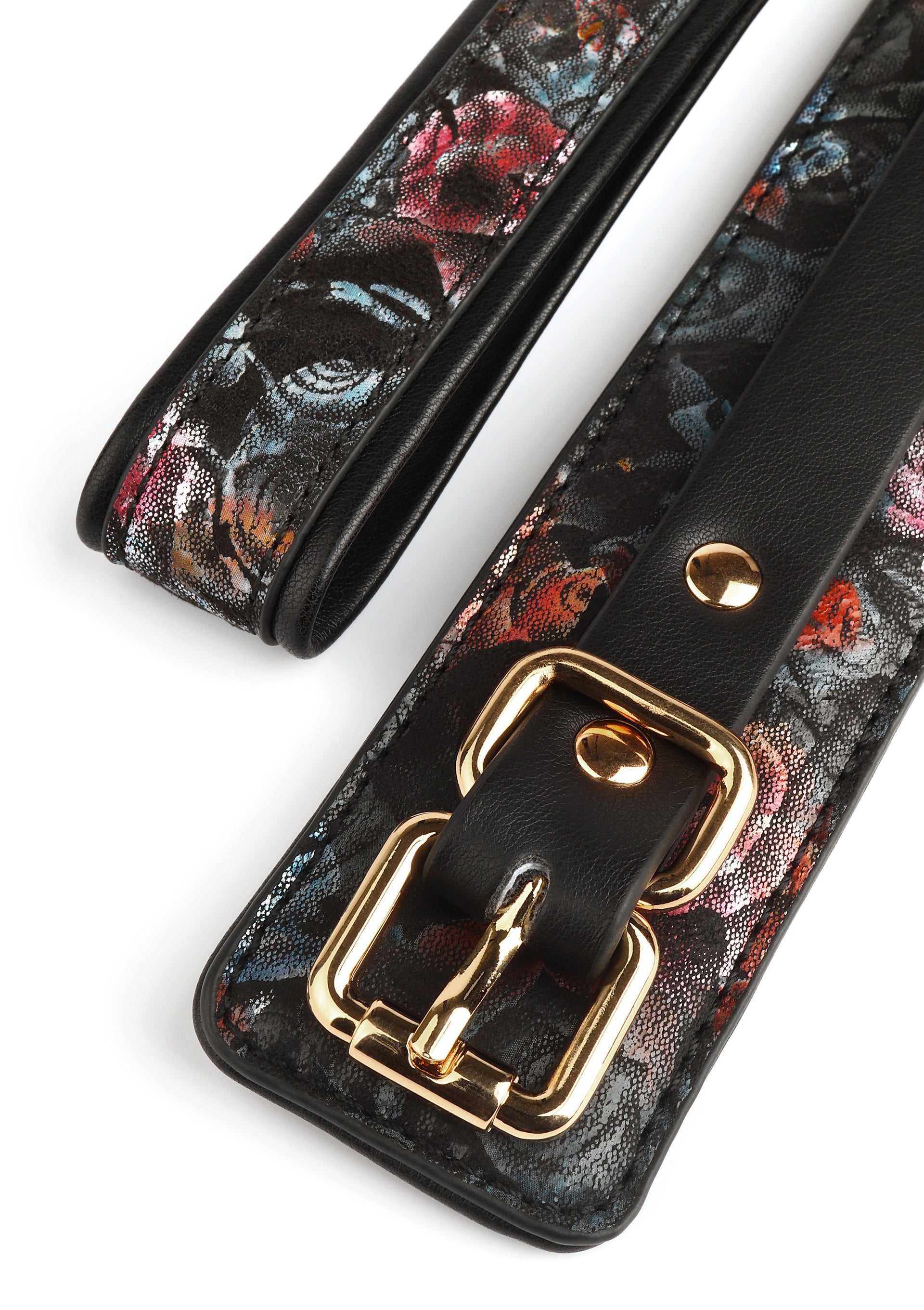 Accessoire BDSM Geisha Floral Jacquard Collar & Leash