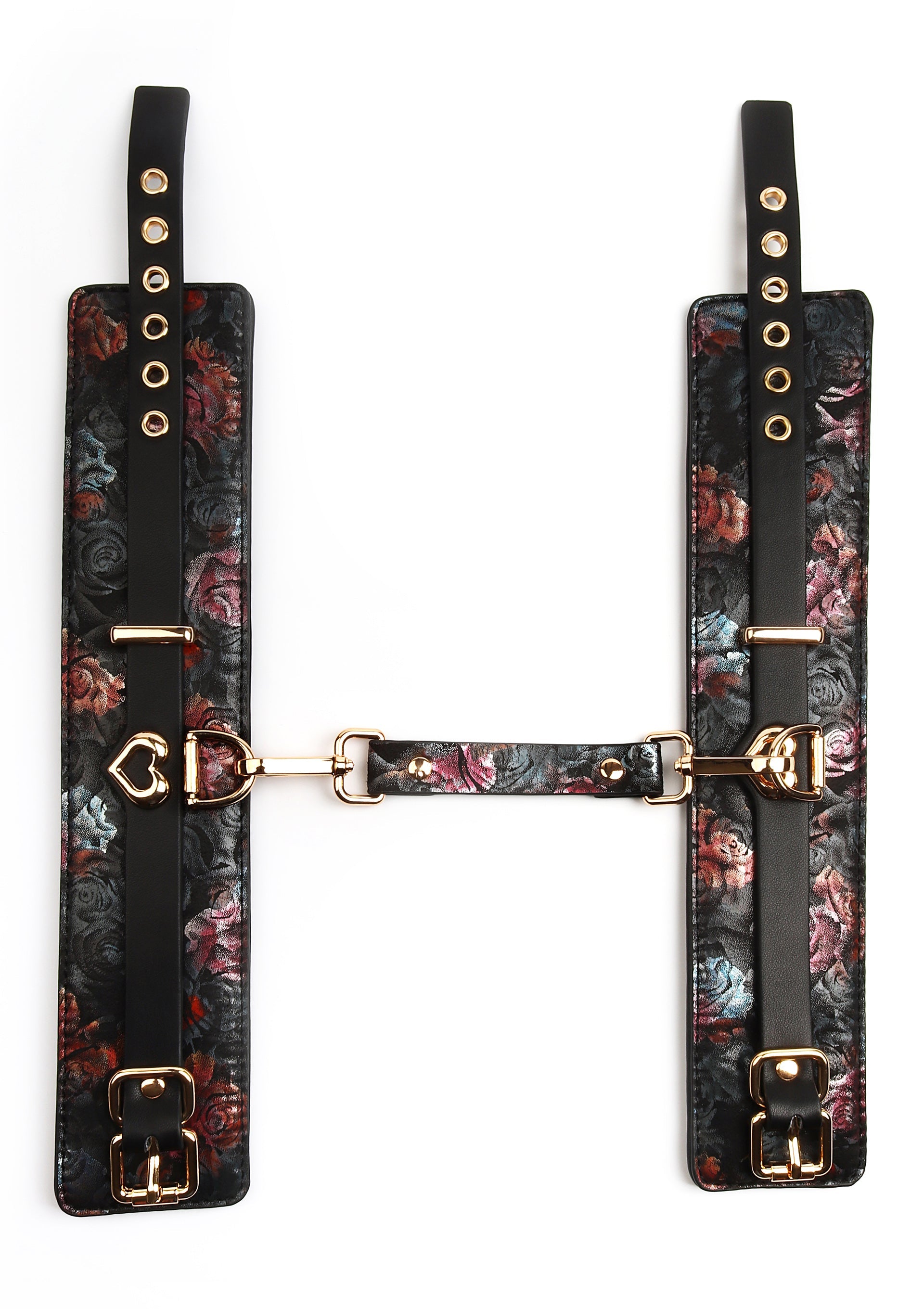 Accessoire BDSM Geisha Floral Jacquard Ankle Cuffs