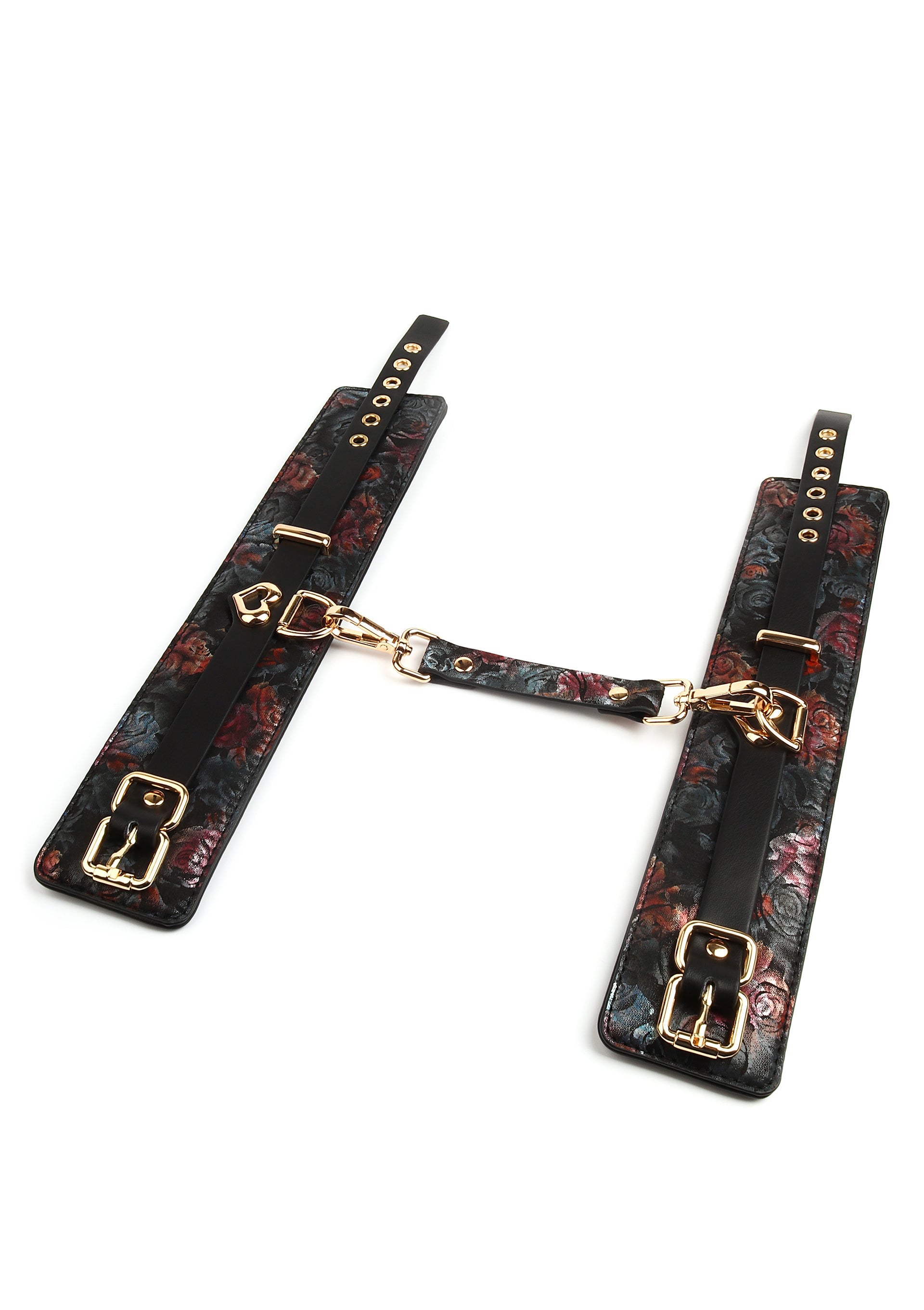Accessoire BDSM Geisha Floral Jacquard Ankle Cuffs