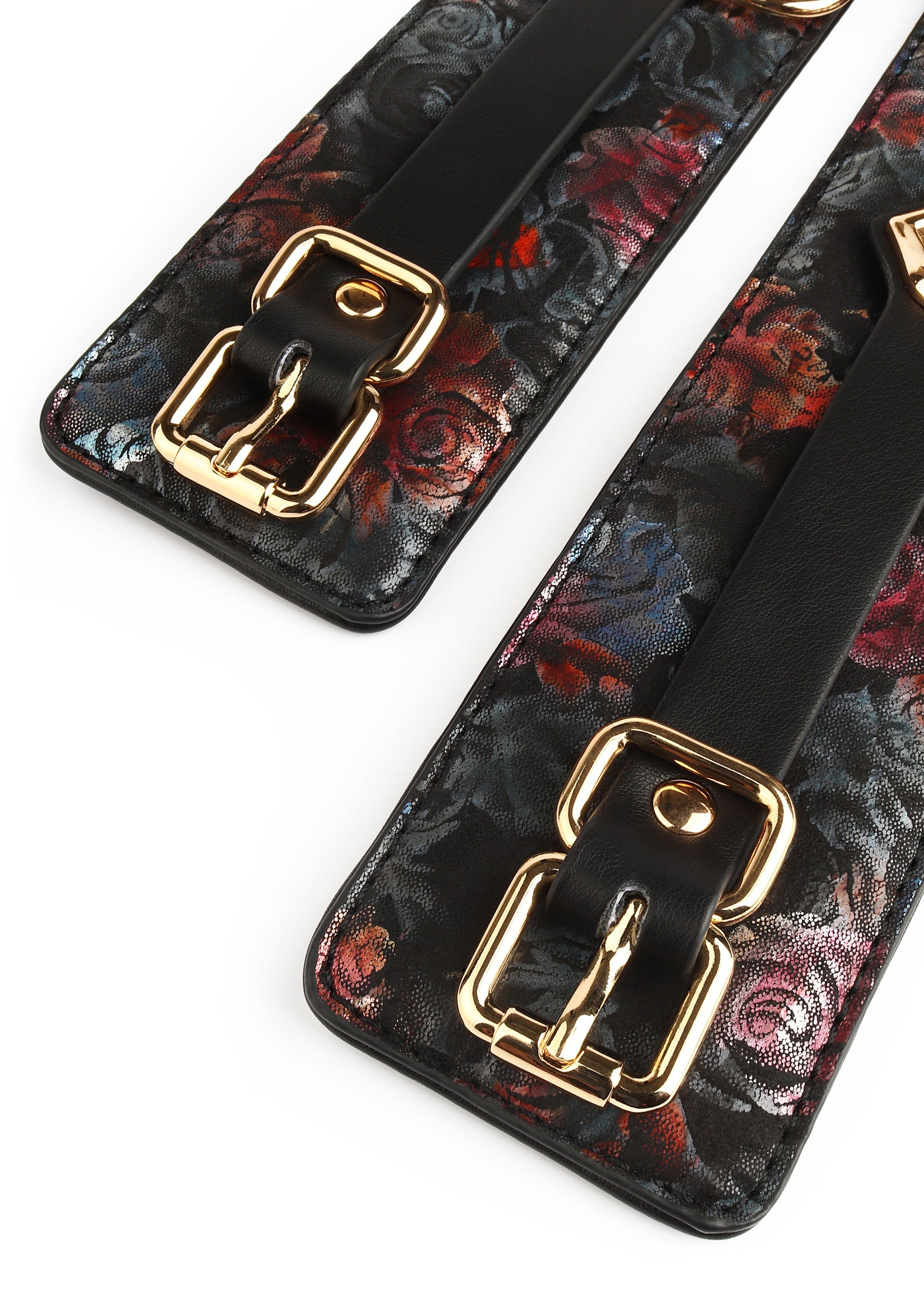 Accessoire BDSM Geisha Floral Jacquard Ankle Cuffs