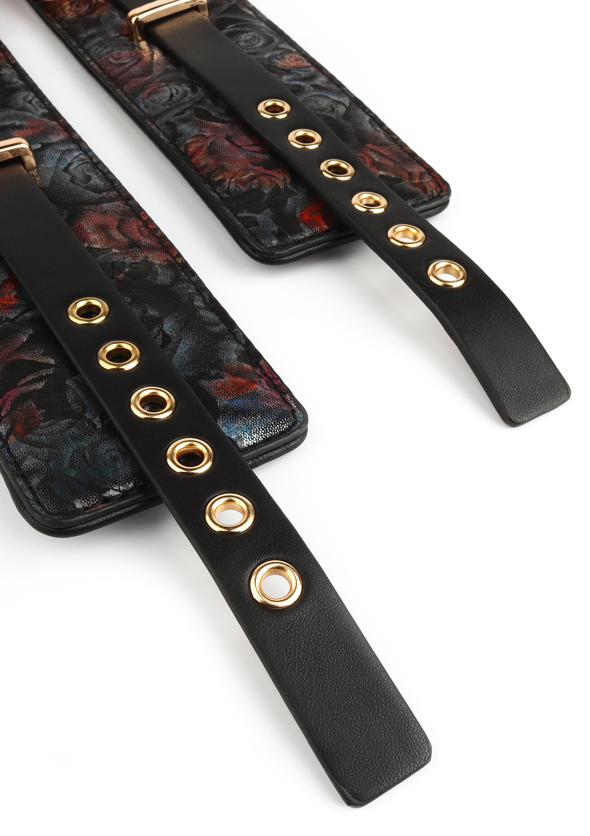 Accessoire BDSM Geisha Floral Jacquard Ankle Cuffs