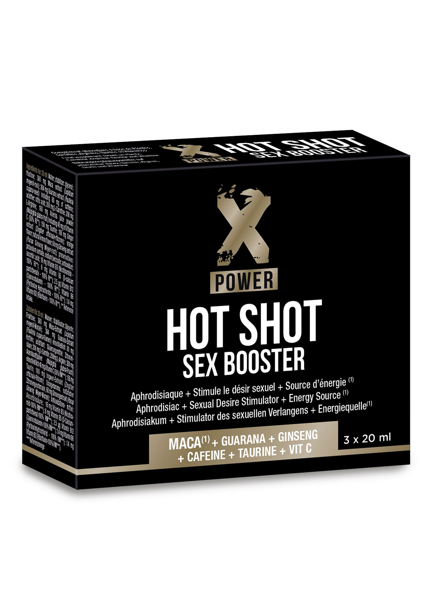Stimulant intime Labophyto Hot Shot Sex Booster 3 shots