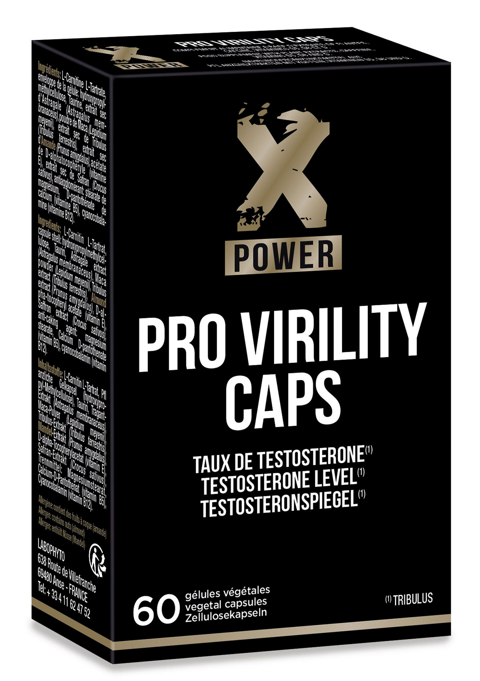 Stimulant intime Labophyto Pro Virility Caps 60 pcs