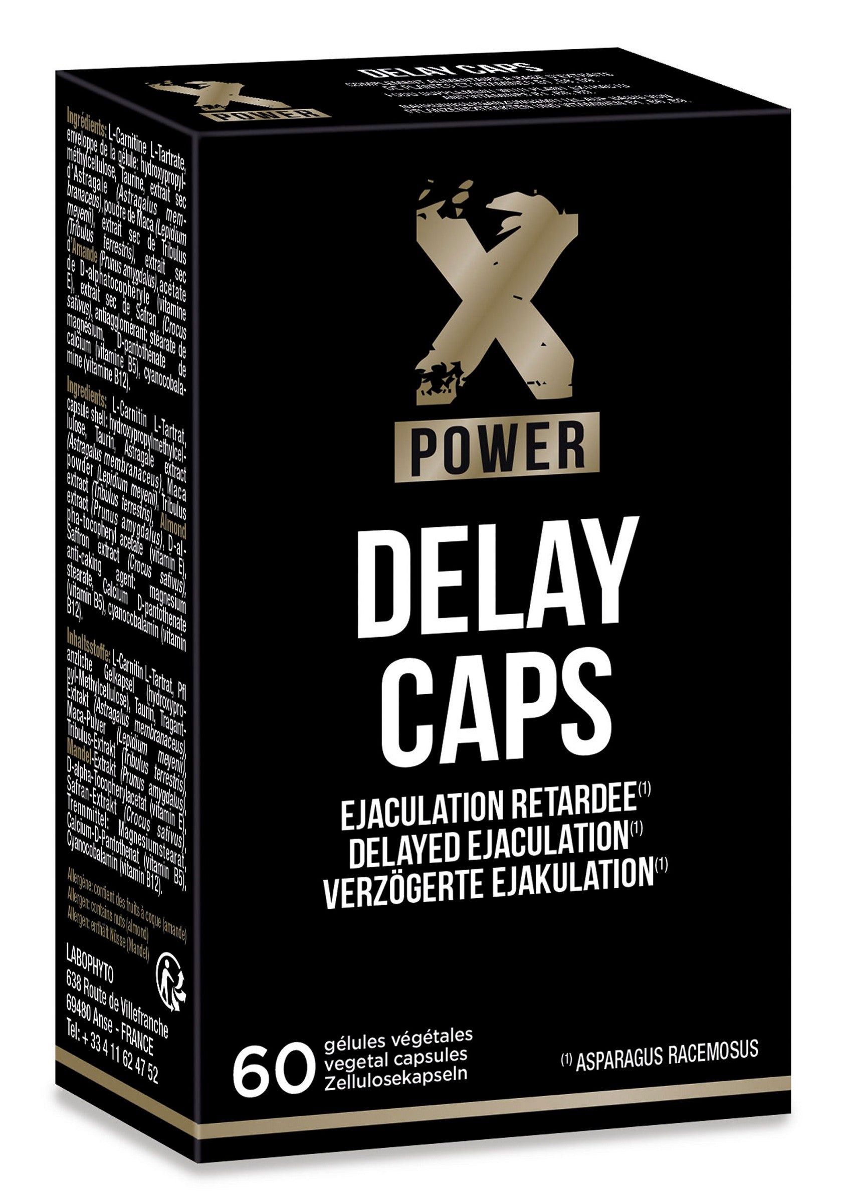 Stimulant intime Labophyto X Power Delay Caps 60 pcs
