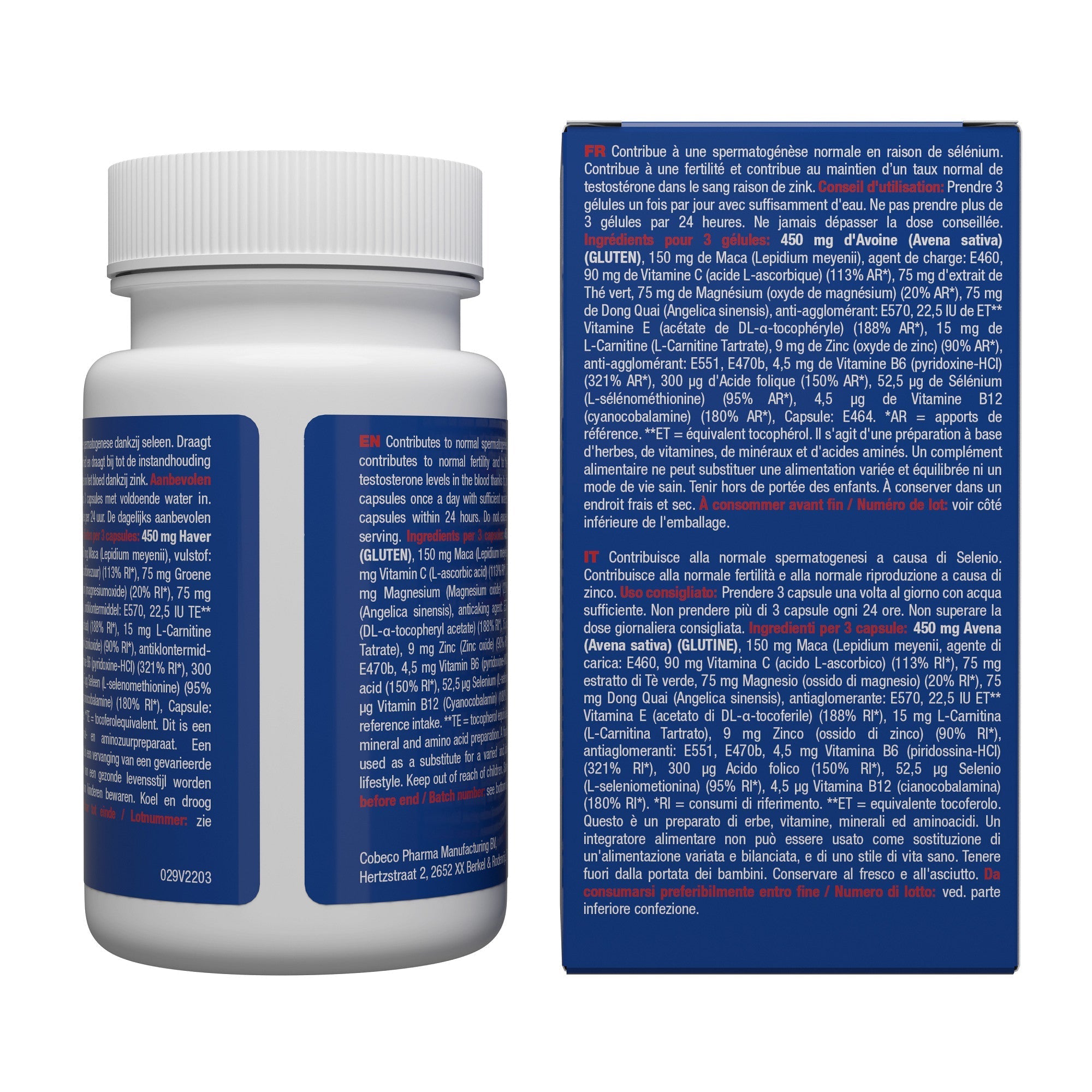 Stimulant intime Cobeco Cum Plus 30 pcs