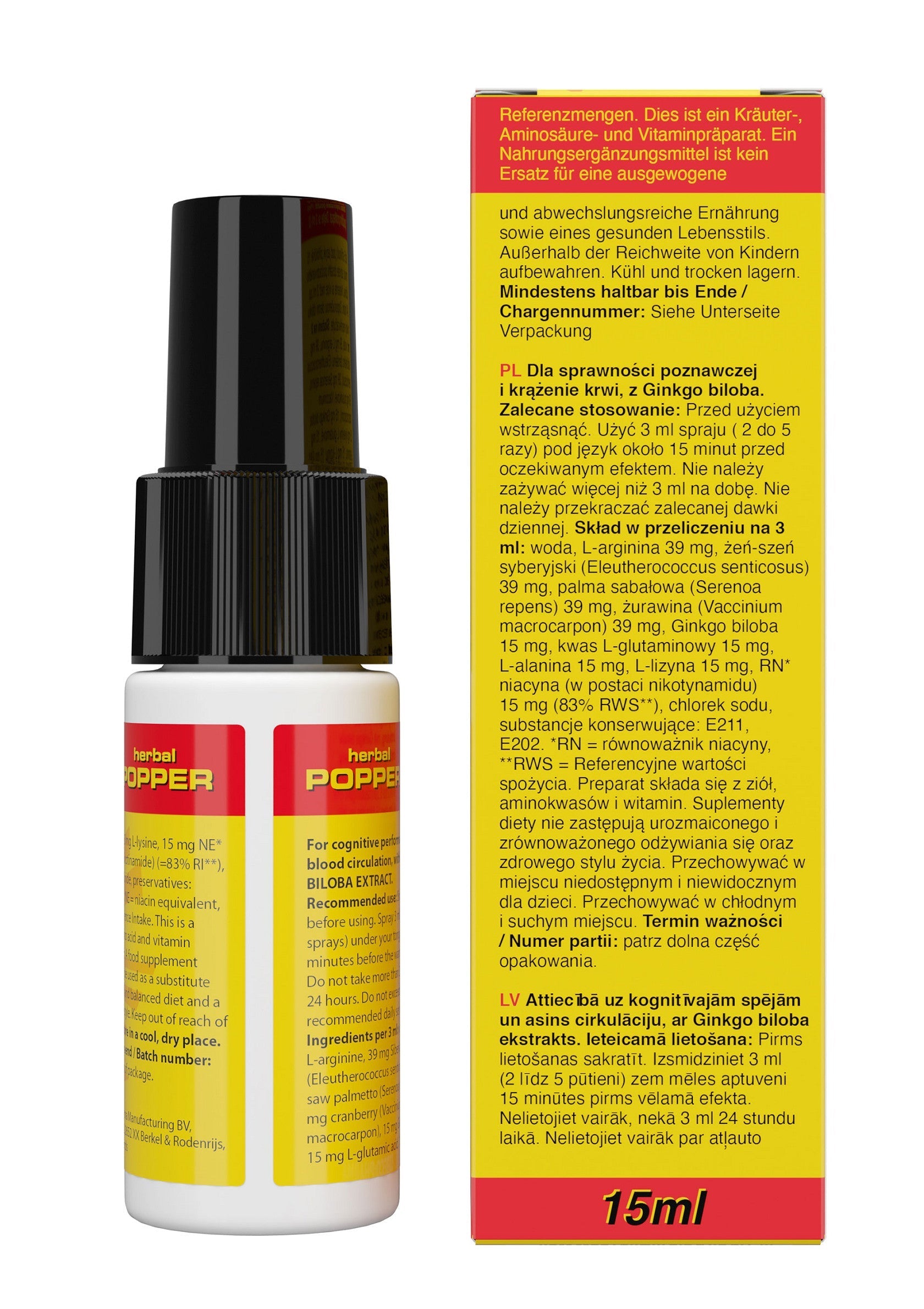 Stimulant intime Cobeco Rush Herbal Popper
