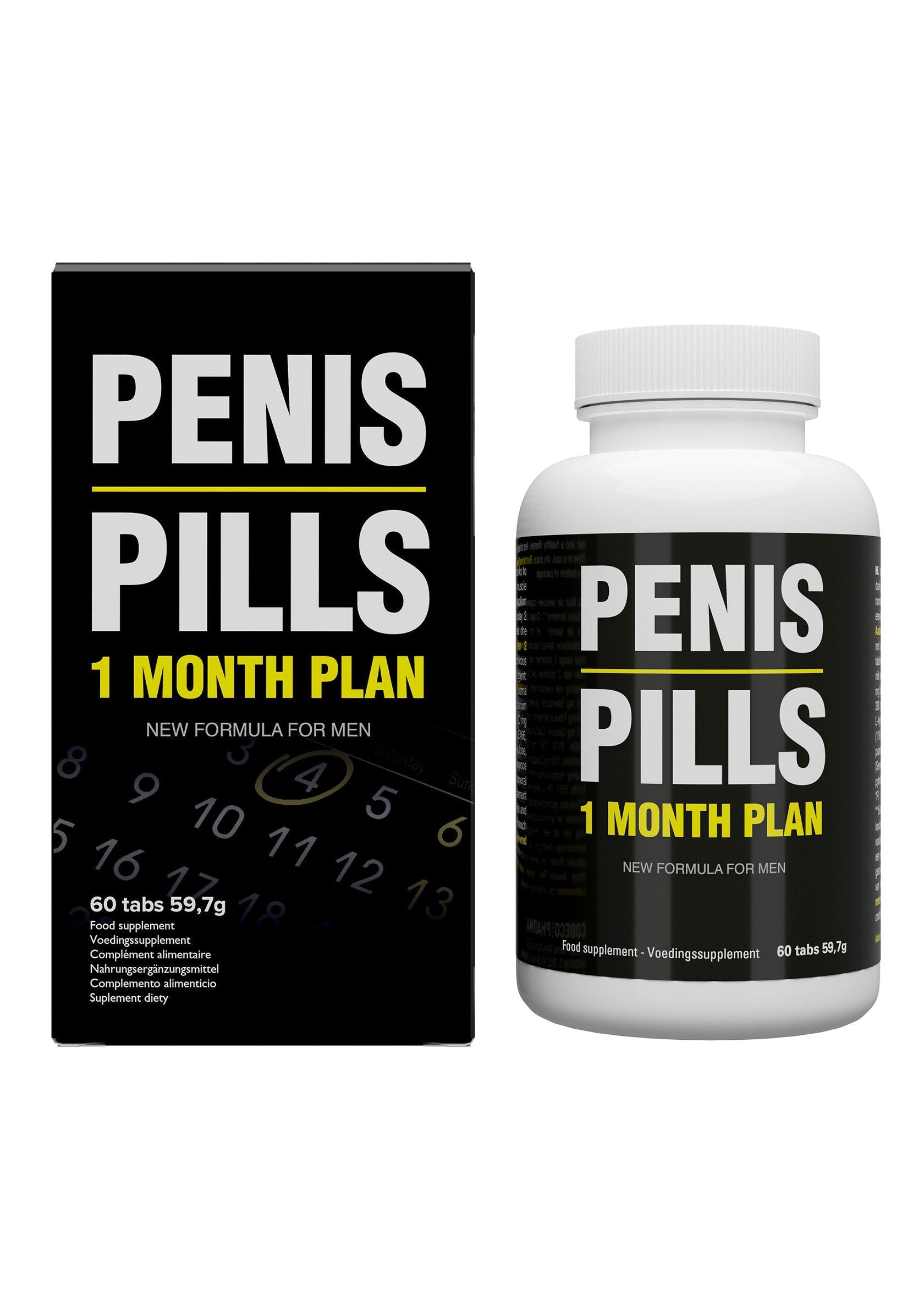Stimulant intime Cobeco Penis Pills 1 Month Plan 60 pcs
