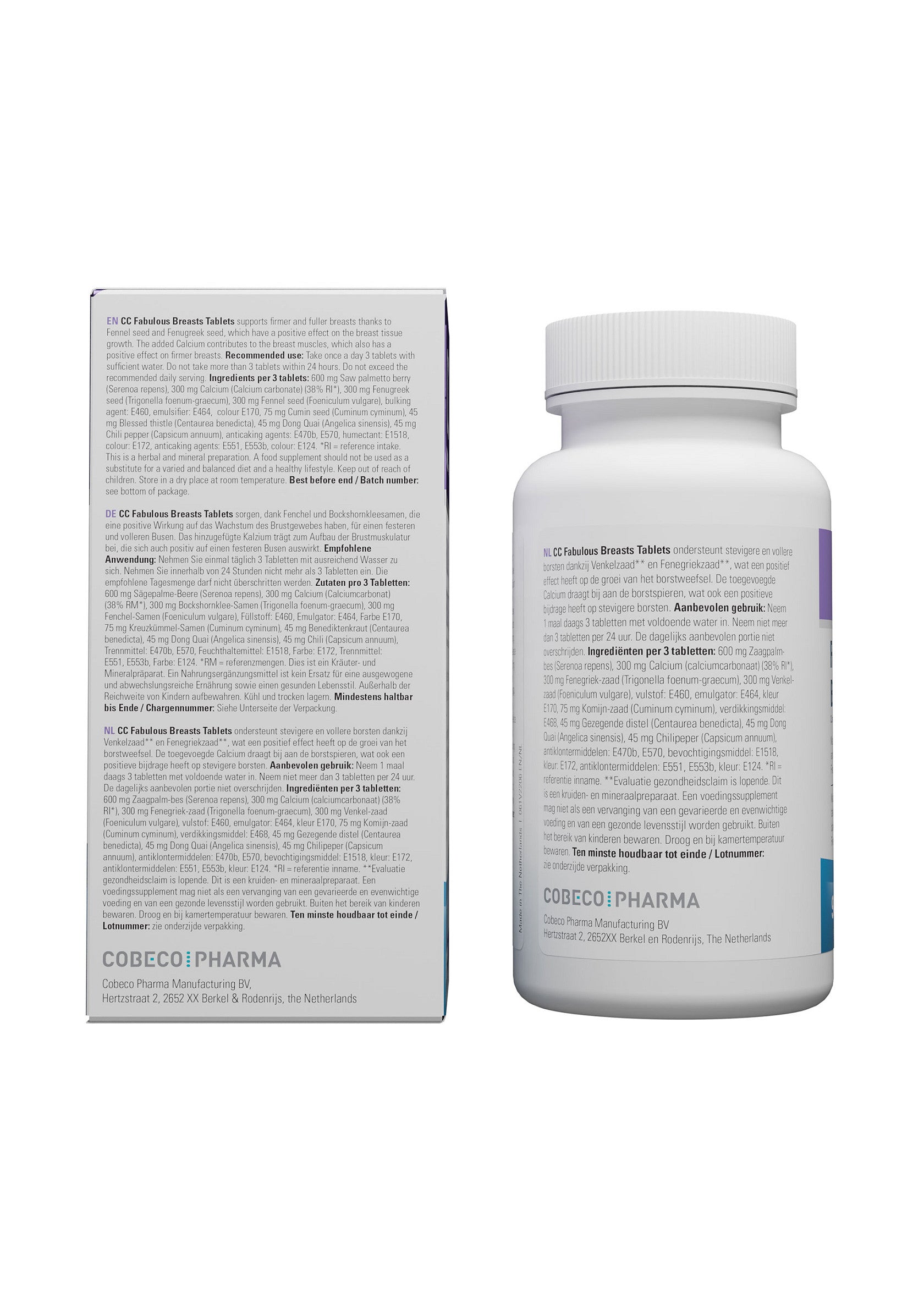 Stimulant intime Cobeco CC Fabulous Breasts Caps 90 pcs