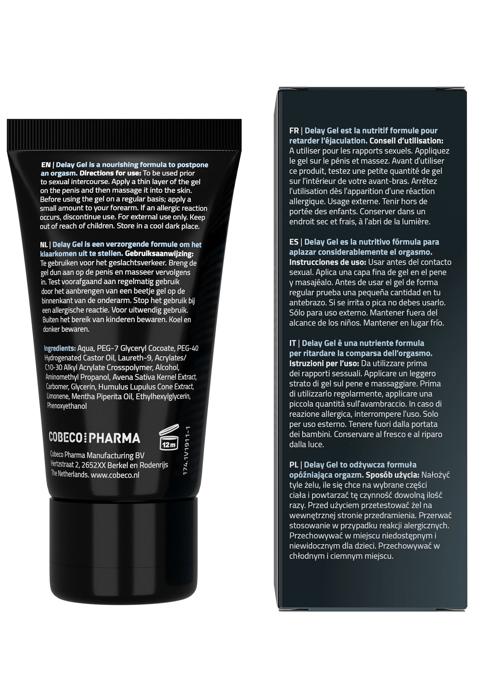 Stimulant intime Cobeco CoolMann Delay Gel