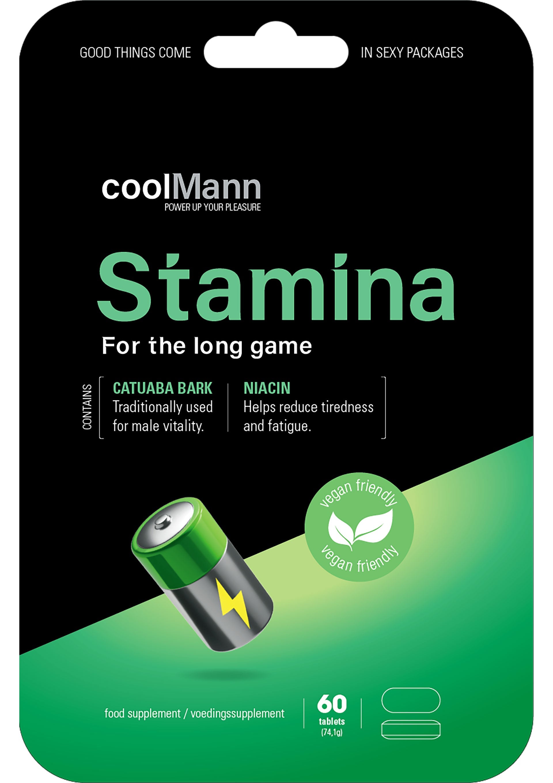 Stimulant intime Cobeco CoolMann Stamina 60 pcs