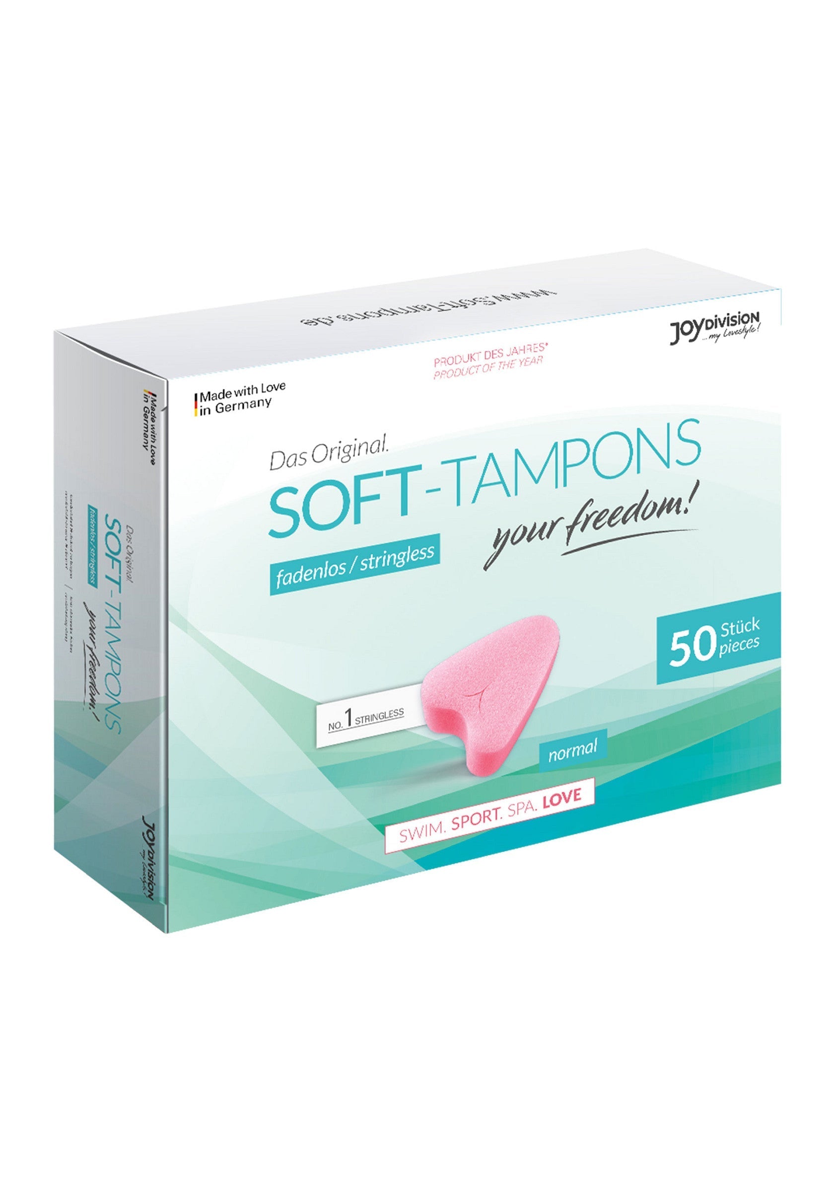 Soin intime Joy Division Soft Tampons Normal (Box of 50)