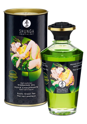 Jeu de préliminaires Shunga Aphrodisiac Organic Warming Oil