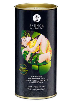 Jeu de préliminaires Shunga Aphrodisiac Organic Warming Oil