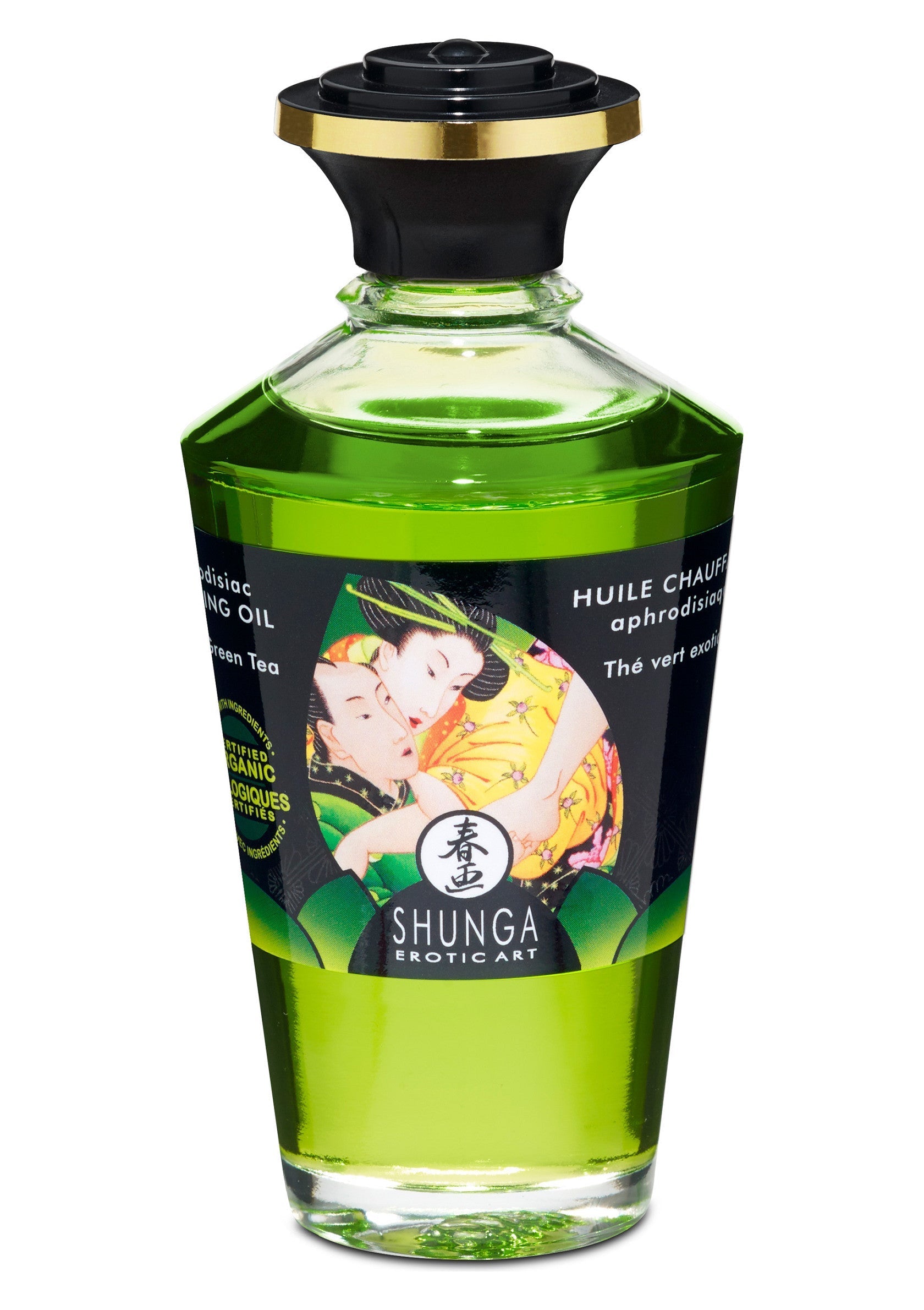 Jeu de préliminaires Shunga Aphrodisiac Organic Warming Oil