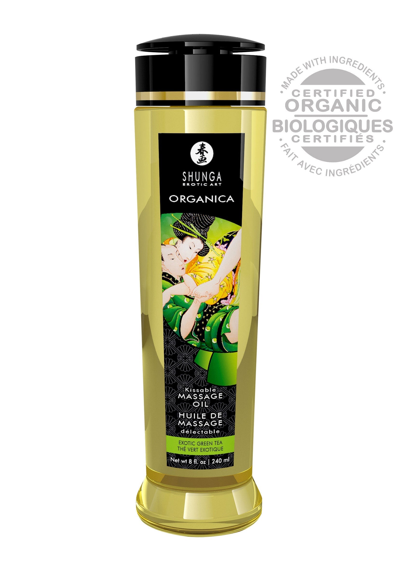 Jeu de préliminaires Shunga Organica Kissable Oil