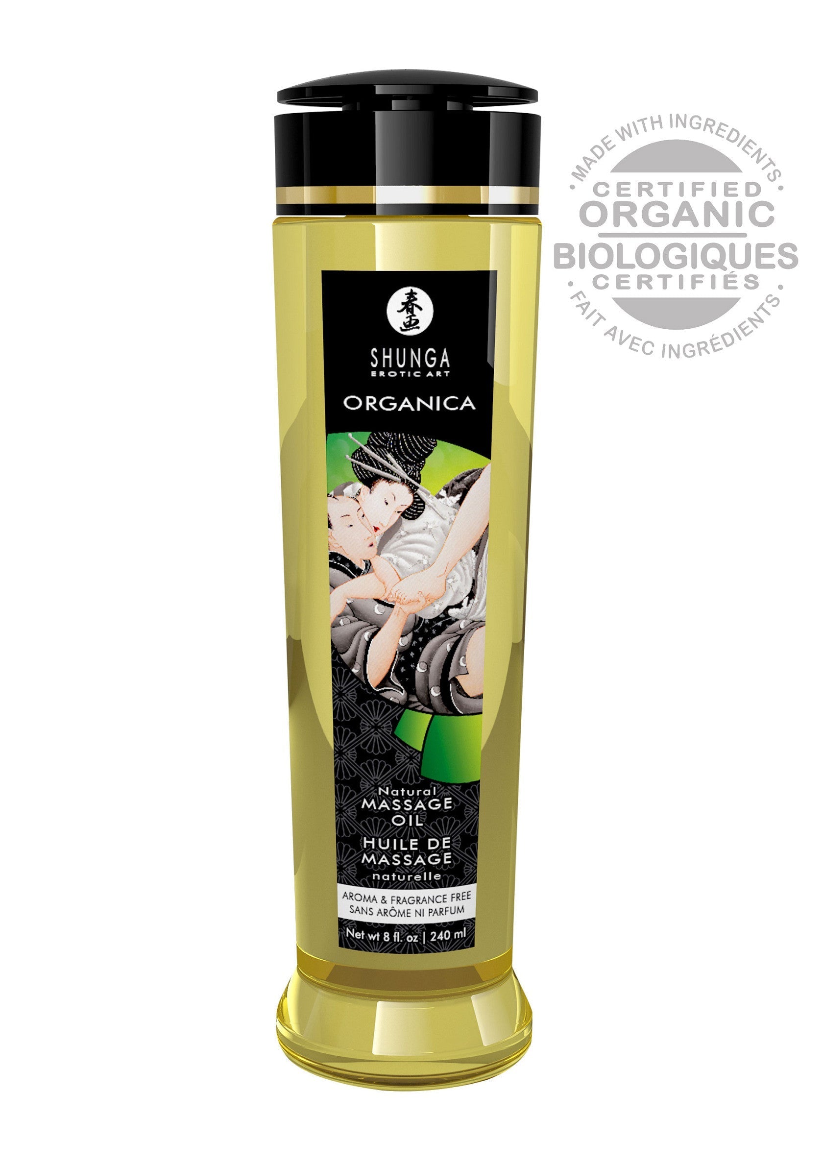 Jeu de préliminaires Shunga Organica Kissable Oil